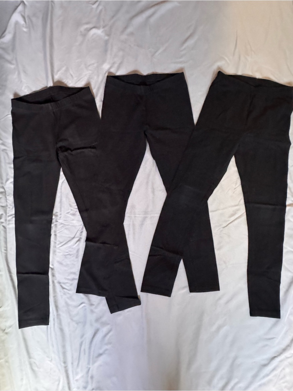 Cat & Jack Black Kids Leggings Trio - Stretchy Everyday Basics